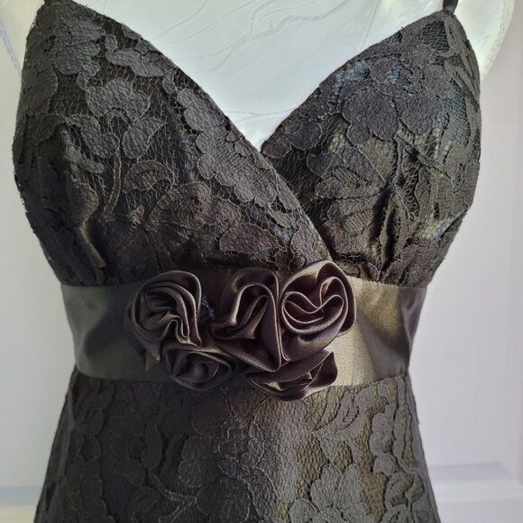 Smart Set little black lace dress size 7 - Picture 4 of 10